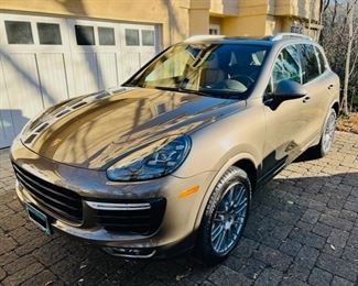 **SOLD** 2016 Porsche Cayenne Turbo S with 21,253 miles and absolutely LOADED