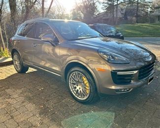 **SOLD** 2016 Porsche Cayenne Turbo S with 21,253 miles and absolutely LOADED