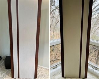 Pair of incredible Magnaplanar Loudspeakers Model MG 3.7.  Each measures 71” Tall x 24” Wide x 1.625” Deep