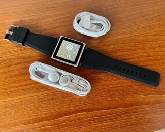 Apple iPod Nano 7th Generation with “Watch Band” and New Earbuds & Charging Cord
