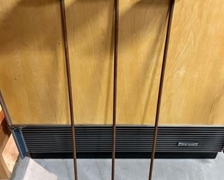 Vintage MCM Copper Path Lights