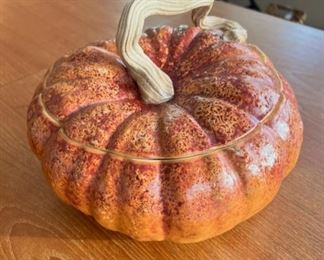 Vintage Patricia Garrett large art pottery tureen