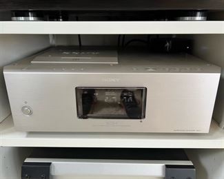 Panamax M5500-EX Home Theater Power Conditioner with 11 Outlets Power Cleaning Filtration System and a Sony SCD-1 CD/SACD Player with Remote