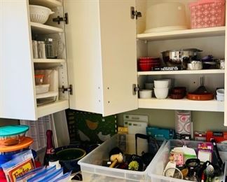 Very full chef’s kitchen and pantry