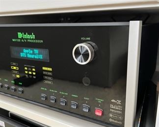 Like New McIntosh MX122 11.2 Channel Home Theater Processor.  Comes with Remote, New Never Used Room Correction Mic & Mic Stand and original McIntosh Box with Packing Material (not shown in photograph)