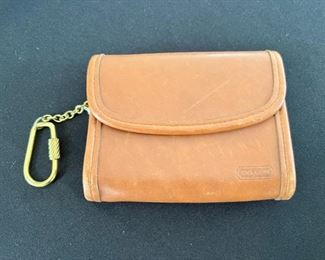 Vintage Coach leather coin purse