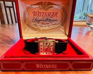 Vintage Men’s Longines Wittnauer Wrist Watch with Original Case