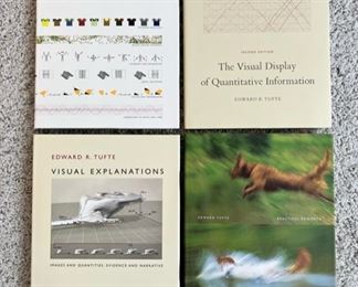 Four Volume Book Set by Edward Tufte