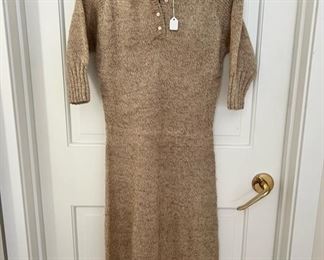 Vintage wool sweater dress