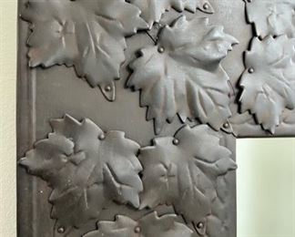 Unique metal wall mirror(image blurred out for photo)