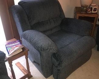 Blue recliner side tables wax melts