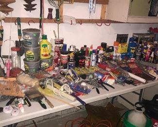 Extension cords pest control tools fishing net sprinklers