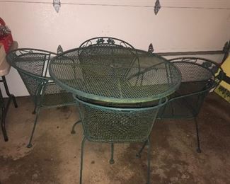 Outdoor table and chairs