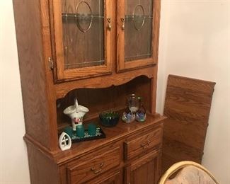 Buffet with hutch top two piece 