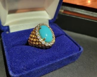 Costume jewelry Necklace and 3 rings cases not included 