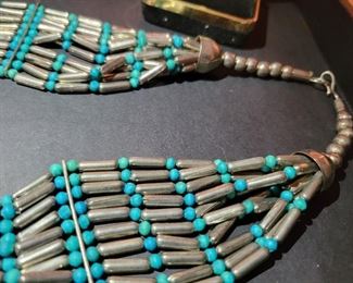 Costume jewelry Necklace and 3 rings cases not included 