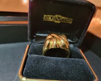 Costume jewelry Necklace and 3 rings cases not included 