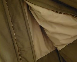 Eddie Bauer coat with  Faux fur collar 