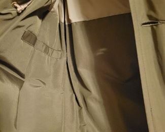 Eddie Bauer coat with Faux fur collar 