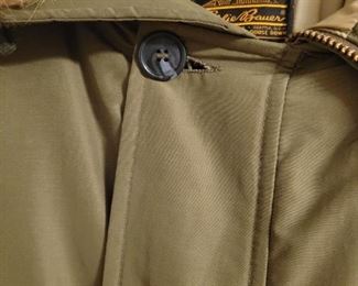 Eddie Bauer coat with  Faux fur collar 