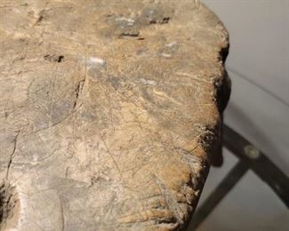 Early 1900's Solid wood African stool, very rare