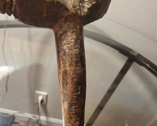 Early 1900's Solid wood African stool, very rare
