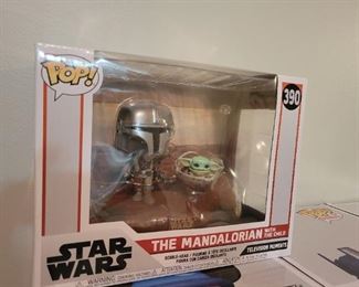 Pop Toys Star Wars The Mandalorian With The Child 390 Vinyl Toy New in Box