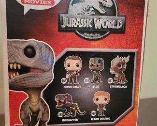 Pop Toys  Jurrasic  World Blue Vinyl 1077 figure