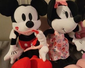 Stuffed animal collectibles Mickey, Minnie,Winnie The Poo and The Oreo Bear