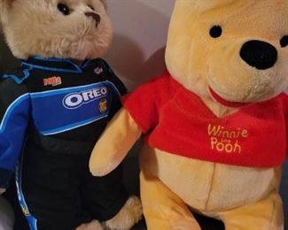 Stuffed animal collectibles Mickey, Minnie,Winnie The Poo and The Oreo Bear