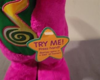 1992 Barney Walking,Talking electronic toy