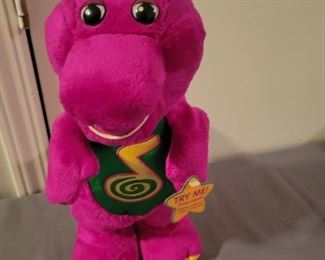 1992 Barney Walking,Talking electronic toy