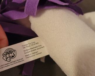 My Little Pony  and  Donner Reindeer plush toys