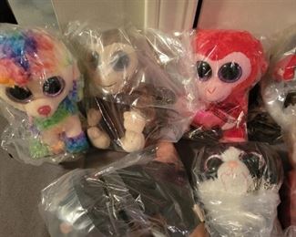 Ty Beanie Babies including a 1997 Princess Beanie 