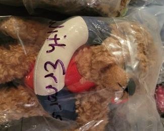 Ty Beanie Babies including a 1997 Princess Beanie 