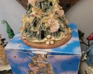 Christmas lot Snowman shoe, Snowflake ornament, and various decor 7 pieces