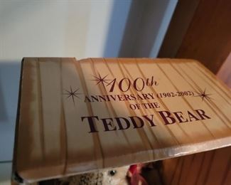 100th Anniversary 1902-2002 of The Teddy Bear decorative cup and bear