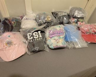 Hat collection sealed in plastic 10 pieces including CSI Chicago,I love New York