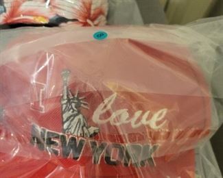 Hat collection sealed in plastic 10 pieces including CSI Chicago,I love New York