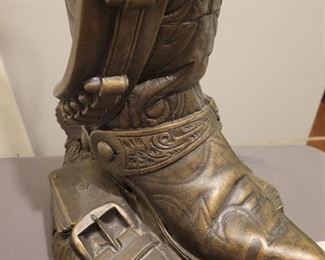 Cowboy boot Gamblers lamp