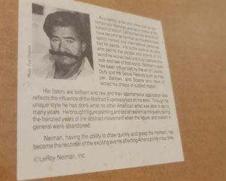 KOOL JAZZ FESTIVAL 1982 Litho By LeROY Neiman 20 by 24