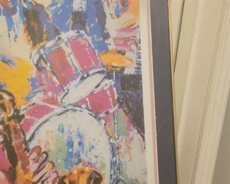 KOOL JAZZ FESTIVAL 1982 Litho By LeROY Neiman 20 by 24