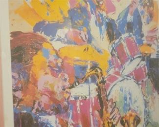 KOOL JAZZ FESTIVAL 1982 Litho By LeROY Neiman 20 by 24