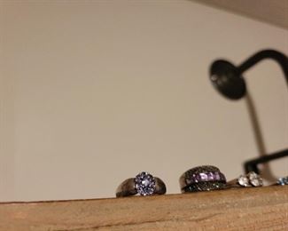 Sterling rings sz 7 to 8