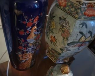 Asian vases and urn