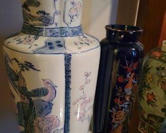 Asian vases and urn