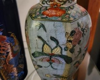 Asian vases and urn