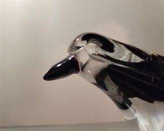 Glass Paperweight Penguin 