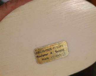 Alabaster Santini Italian hand made sculpture