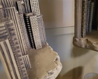 New York City TMS Skyline bookends
